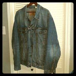 Levis Vintage Wash Denim Trucket Jacket, 3XL